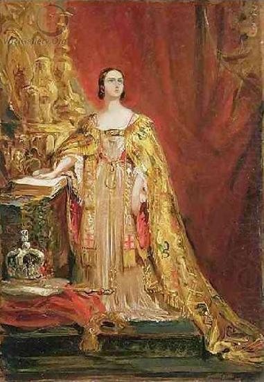 George Hayter Queen Victoria taking the Coronation Oath china oil painting image